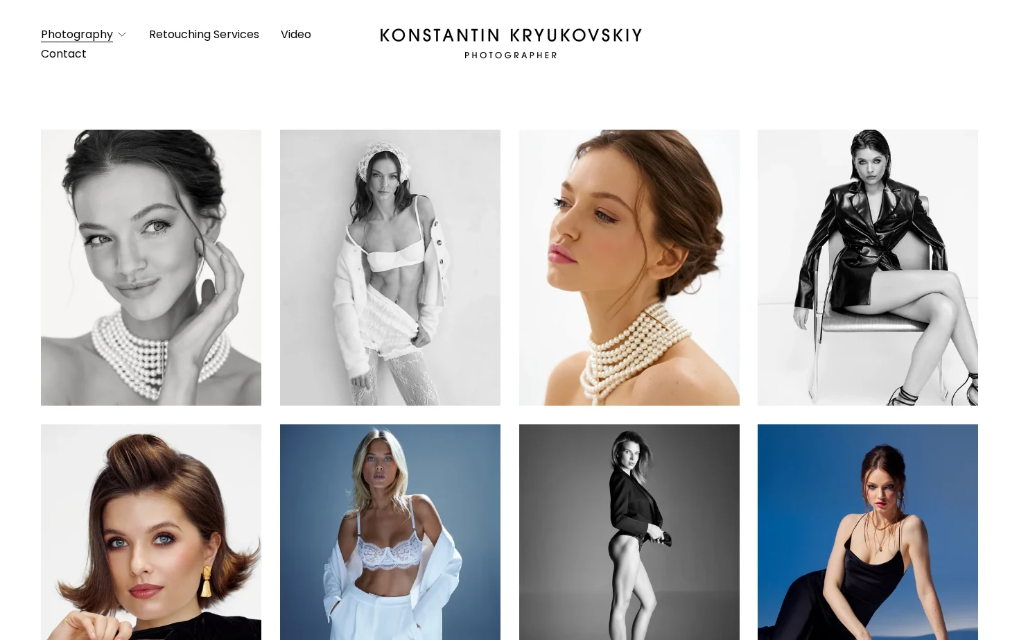 Photographer Konstantin Kryukovskiy 页面快照